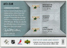  2007-08 SP Game Used #AF3ZLM  Zubov/Jere Lehtinen/Brenden Morrow /25