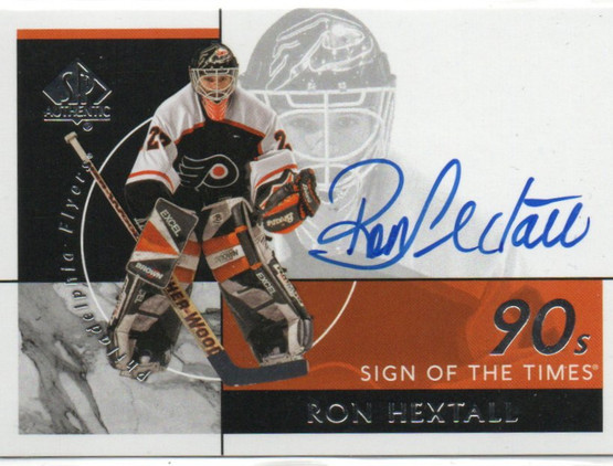  2019-20 SP Authentic Sign of the Times 1990s #ST90RH Ron Hextall B