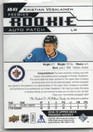  2018-19 Upper Deck Premi RC Auto Patch #ARKV Kristian Vesalainen/249
