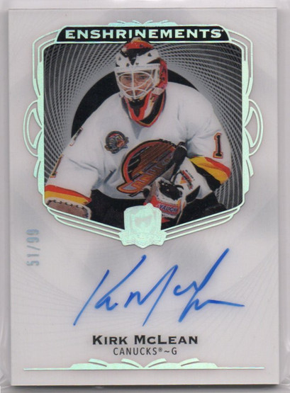  2021-22 The Cup Enshrinements #EMC Kirk McLean/99