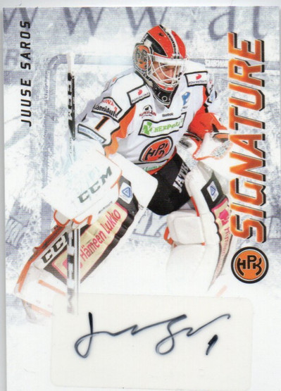 2015-16 Cardset Juuse Saros Signature /128