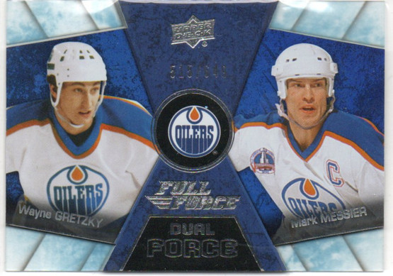  2015-16 Upper Deck Dual Force #DF1 Wayne Gretzky/Mark Messier /649