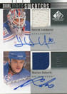  2011-12 SPGU Inked Sweaters Dual #DISLG Lundqvist/ Gaborik /15