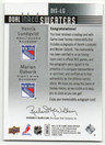  2011-12 SPGU Inked Sweaters Dual #DISLG Lundqvist/ Gaborik /15