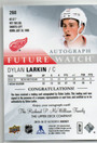  2015-16 SP Authentic #260 Dylan Larkin AU RC /999