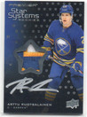  2021-22 UD Premier Star Sys RC Patch AU #SSRAR Arttu Ruotsalainen/149