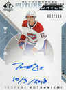  2018-19 SP Authentic Future Watch Inscriptions #190 Jesperi Kotkaniemi/50*