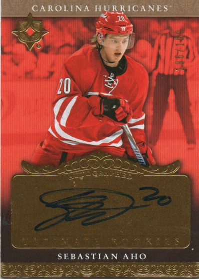  2016-17 Ultimate Collection '06-07 Retro Rookie Autographs #RRASA Sebastian Aho/199