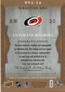  2016-17 Ultimate Collection '06-07 Retro Rookie Autographs #RRASA Sebastian Aho/199