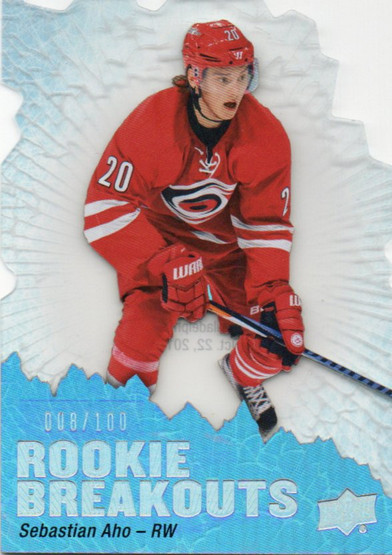  2016-17 Upper Deck Rookie Breakouts #RB6 Sebastian Aho /100