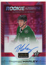  2020-21 O-Pee-Chee Platinum Rookie Autographs Red Prism #RTH Thomas Harley /50