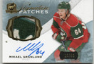 2014-15 The Cup Signature Patches #SPGR Mikael Granlund/99