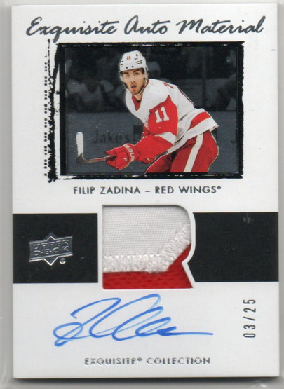  2019-20 Exquisite Collection '03-04 Rookie Tribute Patch Autographs #03TFZ Filip Zadina /25