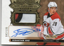  2016-17 Fleer Showcase Hot Prospects Autograph Patches #163 Sebastian Aho/135 RC