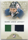 2008-09 Between The Pipes Jerseys Gold #GUJ12 Riku Helenius /10