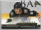 2022-23 Upper Deck Premier Premier Dynamic Imagery Rookie Autographs Black #PDARJP Jacob Perreault/15