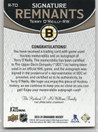  2023-24 Upper Deck Engrained Signature Remnants #RTO Terry O'Reilly /10