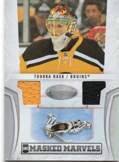  2010-11 Certified Masked Marvels Materials #11 Tuukka Rask /99