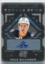  2021-22 Black Diamond Rookie Gems Pure Black Signatures #RGCS Cole Sillinger/99