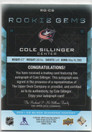  2021-22 Black Diamond Rookie Gems Pure Black Signatures #RGCS Cole Sillinger/99