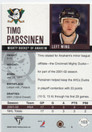  2001-02 Titanium Draft Day Edition #103 Timo Parssinen RC /780