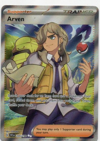 Arven 235/198 Scarlet & Violet Ultra Rare