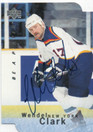  1995-96 Be A Player Autographs Die Cut #S55 Wendel Clark