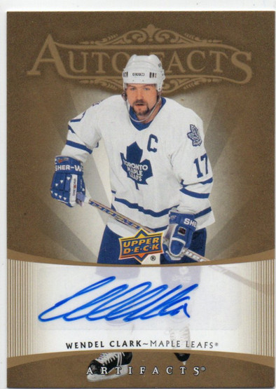 2021-22 Artifacts '05-06 Retro Autofacts #RAFWC Wendel Clark D