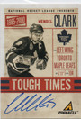  2011-12 Pinnacle Tough Times Autographs #1 Wendel Clark