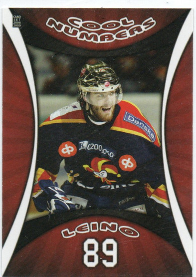 2008-09 Cardset Ville Leino Cool Numbers /89