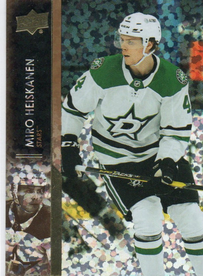  2021-22 Upper Deck Speckled Rainbow #58 Miro Heiskanen