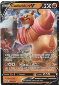 Conkeldurr V 040/078 Pokemon Go Ultra Rare