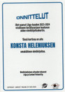 2023-24 Cardset Konsta Helenius Signature /100
