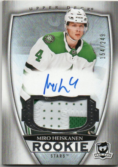  2018-19 The Cup #97 Miro Heiskanen JSY AU/249 RC