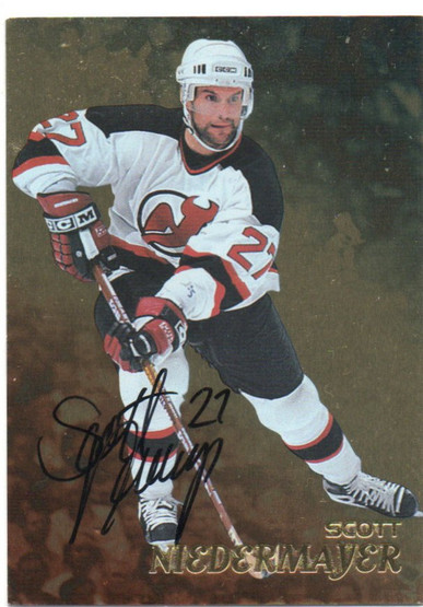  1998-99 Be A Player Autographs Gold #232 Scott Niedermayer