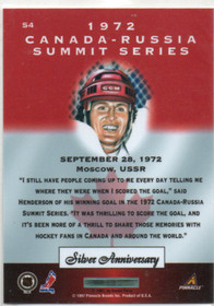 1997-98 Pinnacle Certified Summit Silver #S4 Paul Henderson (silver auto)