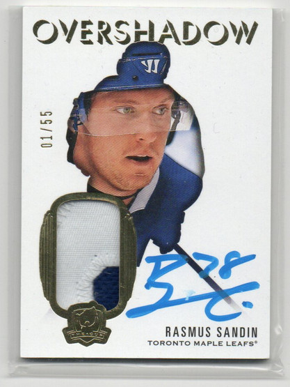  2019-20 The Cup Overshadow Rookie Patch Autographs #OSRS Rasmus Sandin/55