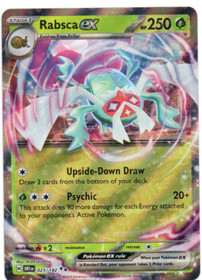 Pokemon Rabsca ex 025/182 Destined Rivals Double Rare