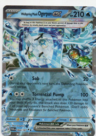 Pokemon Wellspring Mask Ogerpon ex 064/167 Twilight Masquerade Double Rare