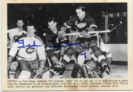  2011-12 Parkhurst Champions Autographs #117 Ted Lindsay I WIRE
