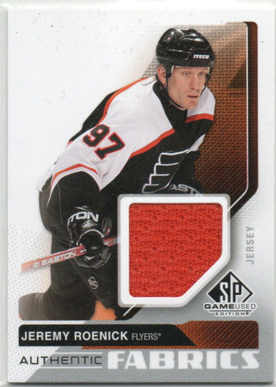  2014-15 SP Game Used Authentic Fabrics #AFJR Jeremy Roenick E