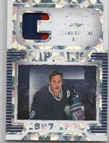  2022-23 ITG Used Captains Memorabilia Bronze #C15 Teemu Selanne /4
