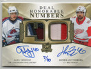  2020-21 The Cup Honorable Numbers Dual #HN2TZ Alex Tanguay/Henrik Zetterberg/40