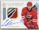  2017-18 SP Authentic Limited Patch Autographs #126 Lucas Wallmark FW/100