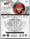  2017-18 SP Authentic Limited Patch Autographs #126 Lucas Wallmark FW/100