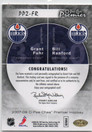  2007-08 OPC Premier Autographs Duos #PP2FR Grant Fuhr/Bill Ranford /75