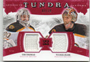 2011-12 Artifacts Tundra Tandems Fight Straps Red #TT2TR Tim Thomas/Tuukka Rask /10