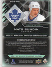  2021-22 Black Diamond Pure Black #BDBMS Mats Sundin AU/25