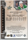 2019-20 Artifacts Materials Horizontal Emerald #111 Miro Heiskanen /5