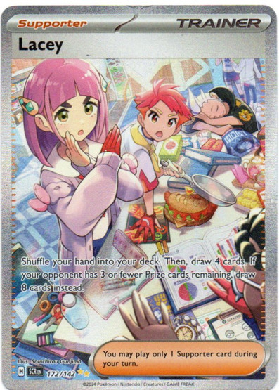 Pokemon Lacey 172/142 Stellar Crown Special Illustration Rare